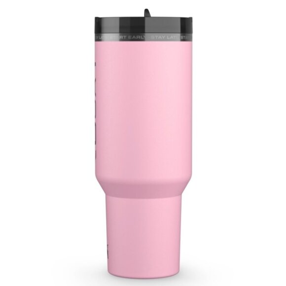 The Messi x Stanley Quencher ProTour Flip Straw Tumbler 40 OZ GOAT Pink NIB - Picture 8 of 10